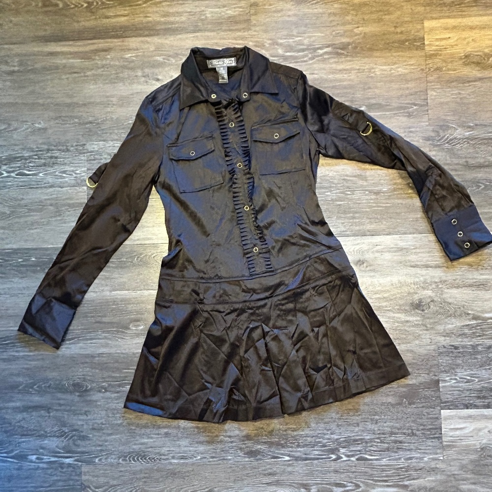 Vintage 2000s pleated skirt dress